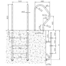 Χειρολαβή εξόδου INOX (316) KRIPSOL