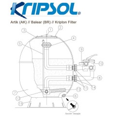 Ρακόρ 2 συνδεσμ. φιτρων kripsol Νο11