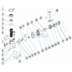 Pre-Filter cover nut No2