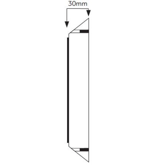 Led φωτιστικό compact 378/25w/12v AC