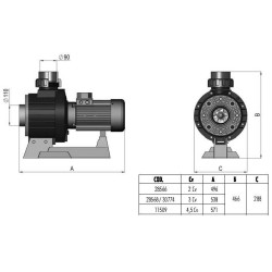 Αντλία αντίθετης κολύμβησης CCIV 3hp, 2.2KW, 230 ASTRALPOOL