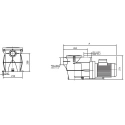 Αντλία πισίνας hayward max ep 2hp 25,7m3/h τριφασική