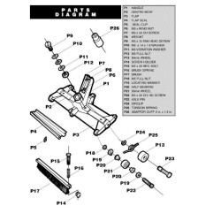 Ανταλλακτικά εξαρτήματα fairlocks p24,p25,p23