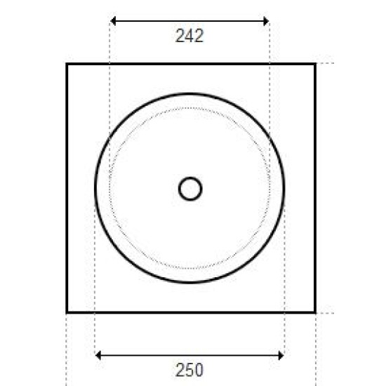 SQUARE RIM AND LID Νο5