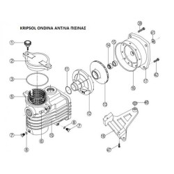 Καπάκι αντλίας ondina kripsol Νο2